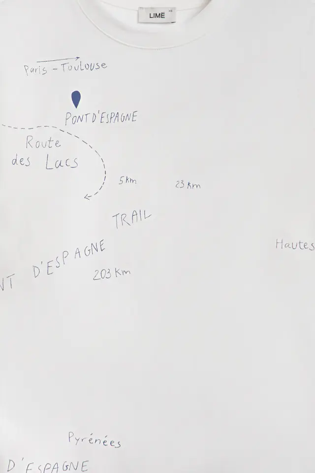 Футболка из хлопка с принтом