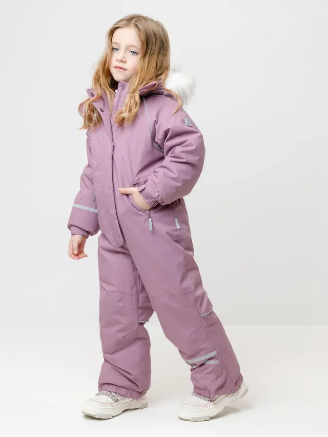 Комбинезон зимний для девочки с утеплителем нового поколения