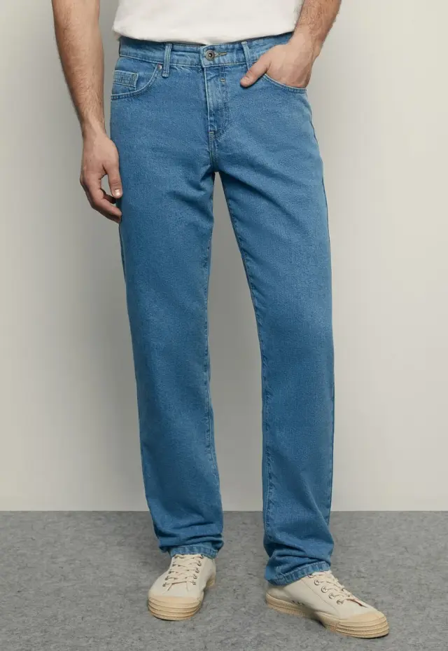 Джинсы straight fit мужские