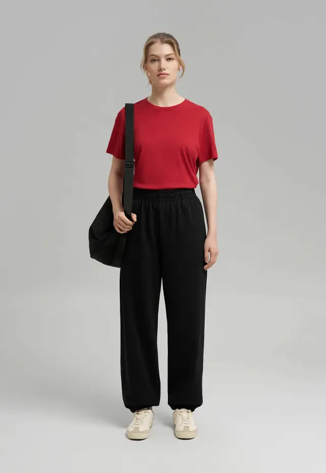 Свободная футболка Comfort fit из хлопкового джерс