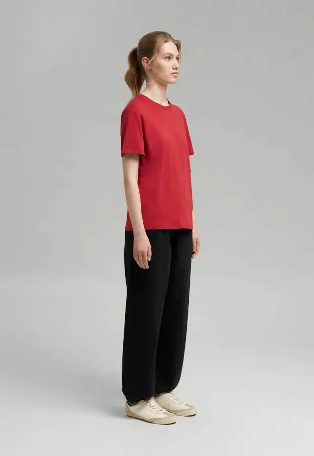 Свободная футболка Comfort fit из хлопкового джерс