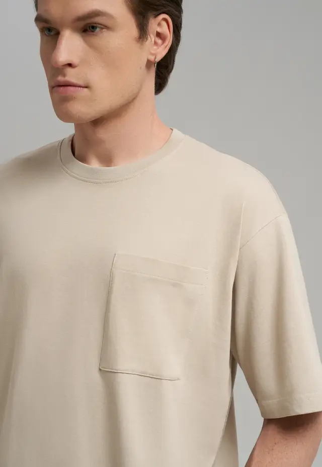 Футболка Oversize из хлопкового джерси