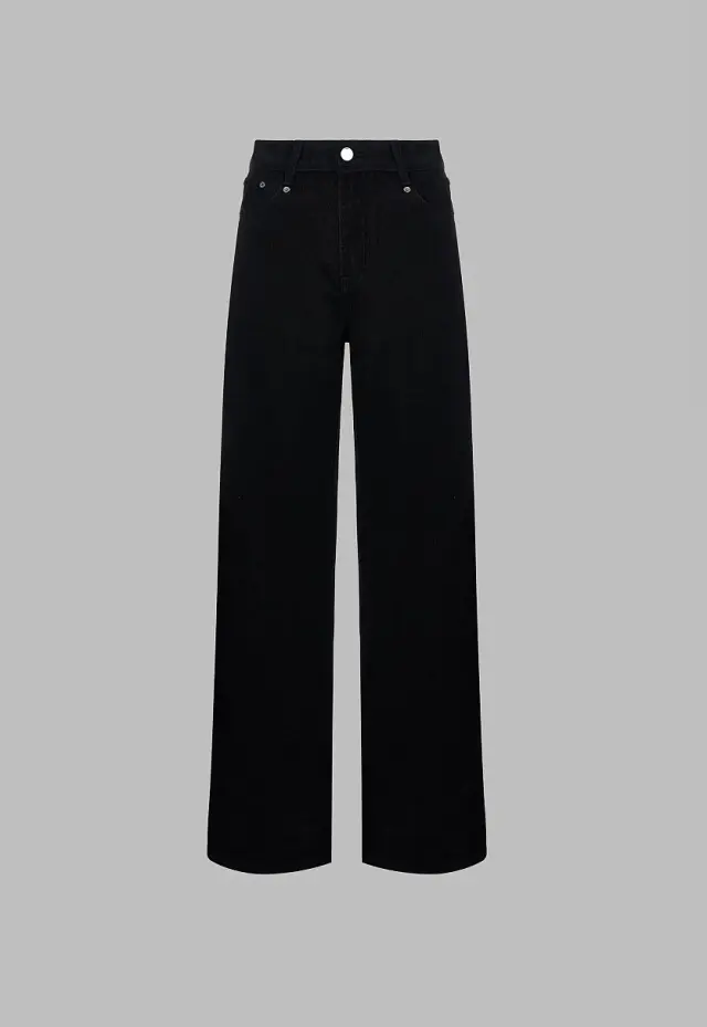 Джинсы Comfort fit с бархатным напылением