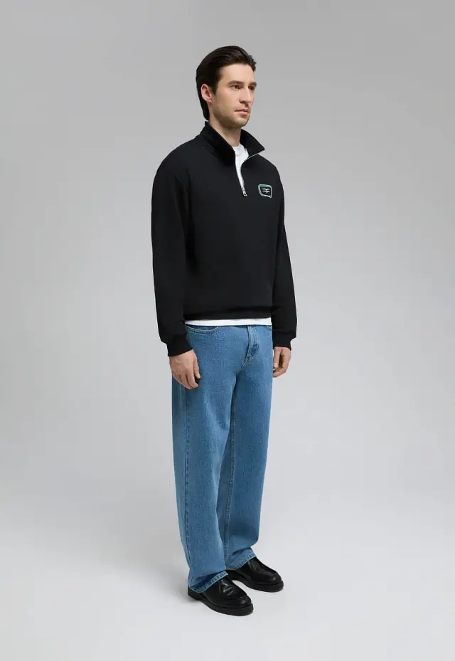 Джинсы wide leg fit мужские