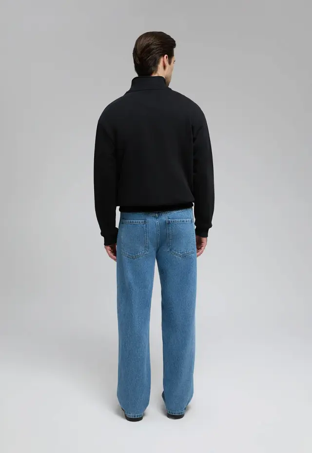 Джинсы wide leg fit мужские