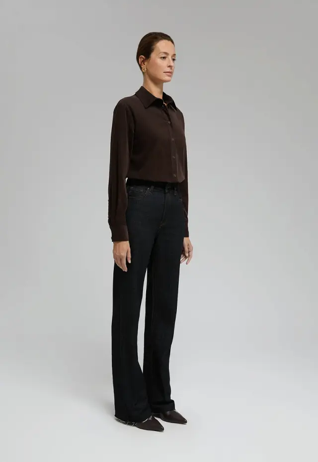 Джинсы flared fit женские