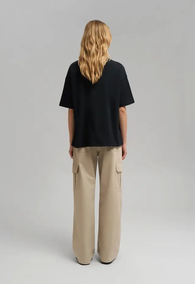 Футболка Oversize из хлопкового джерси