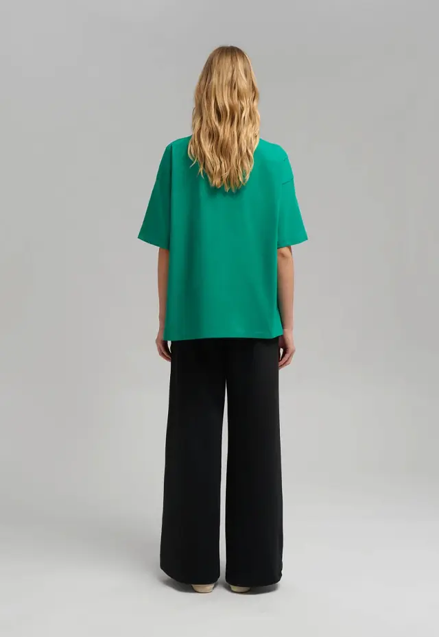 Футболка Oversize из хлопкового джерси