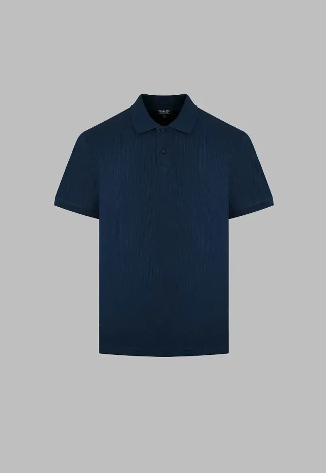 Поло Slim fit из хлопкового трикотажа