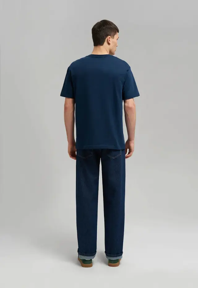 Свободная футболка Comfort fit из хлопка