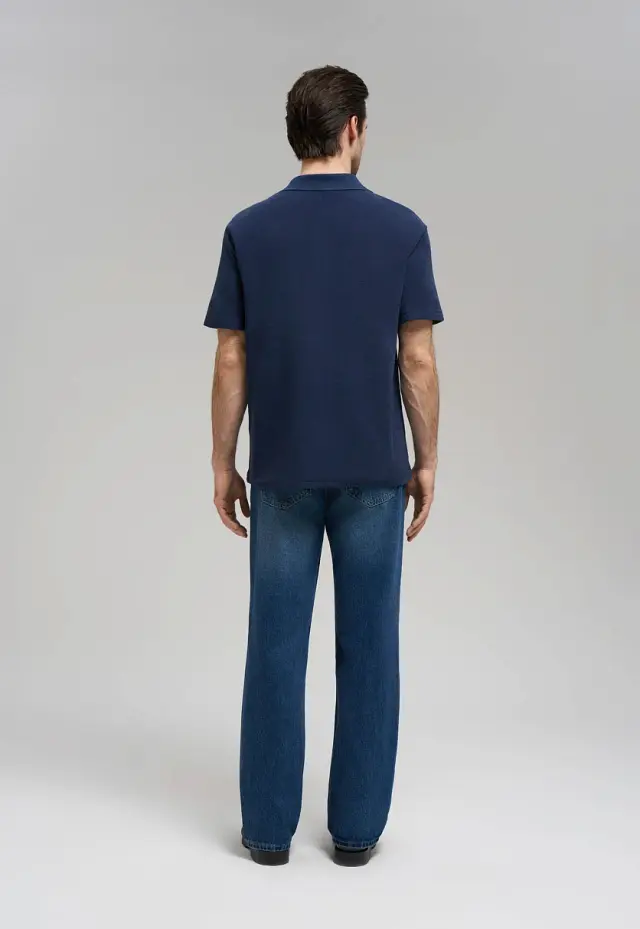Поло Comfort fit из хлопкового трикотажа