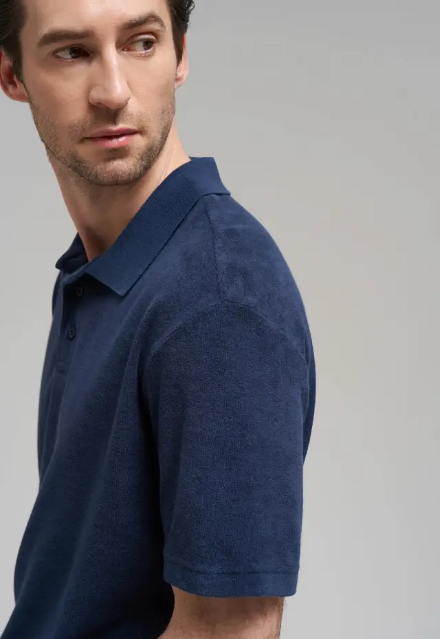 Поло Comfort fit из хлопкового трикотажа