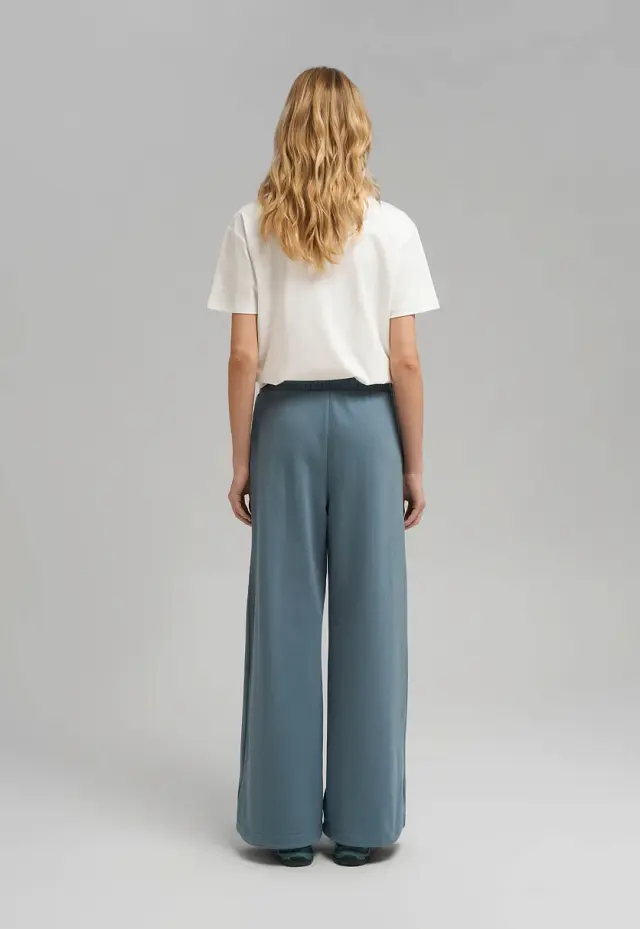 Трикотажные брюки Oversize из футера
