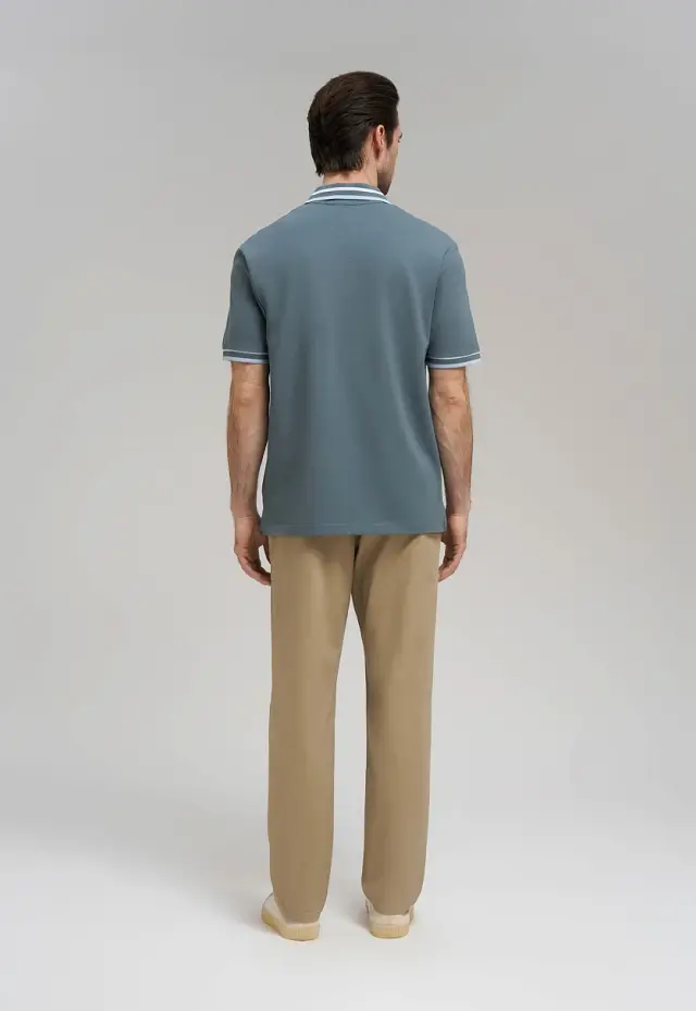 Поло Comfort fit из хлопка пике