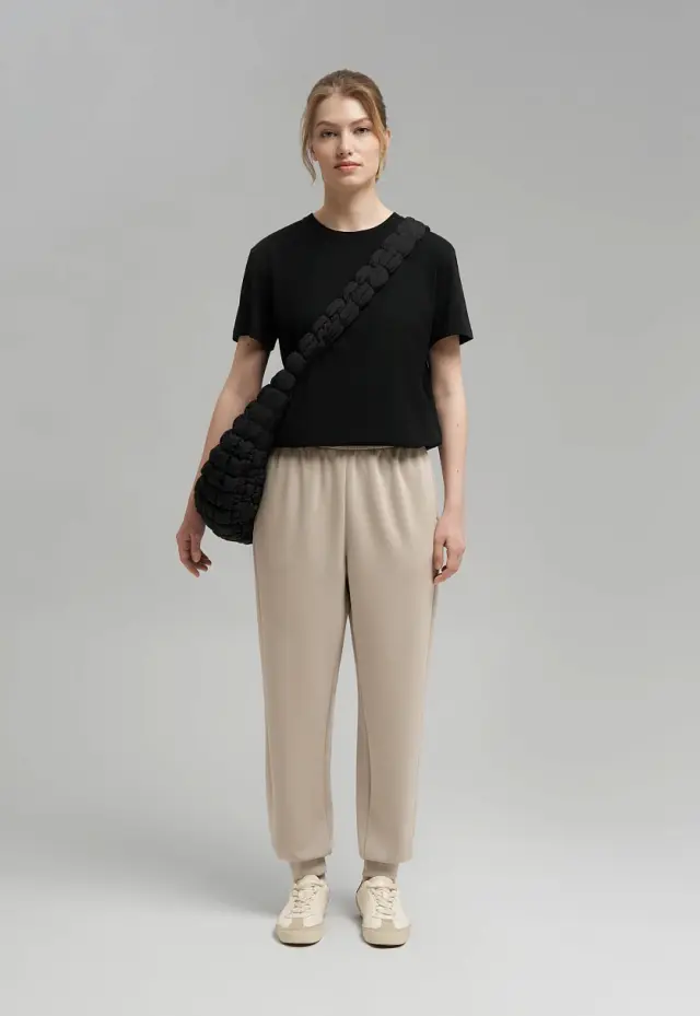 Свободная футболка Comfort fit из хлопкового джерс