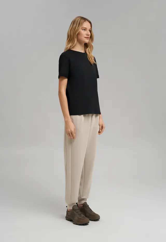 Свободная футболка Comfort fit из джерси