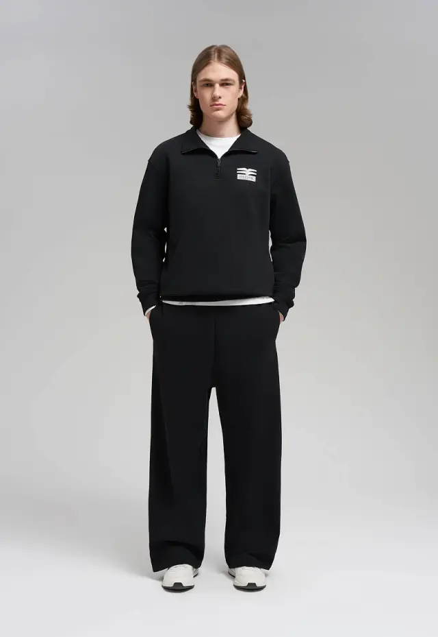 Брюки Oversize из футера