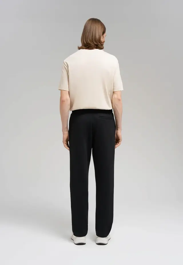 Прямые брюки Straight fit из футера