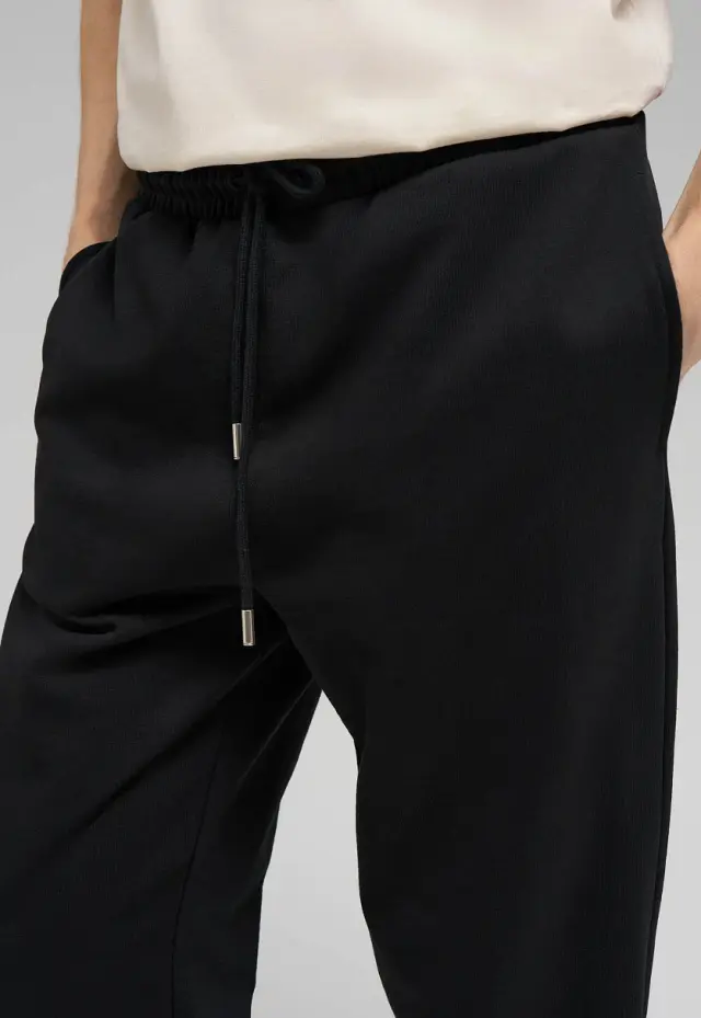 Прямые брюки Straight fit из футера
