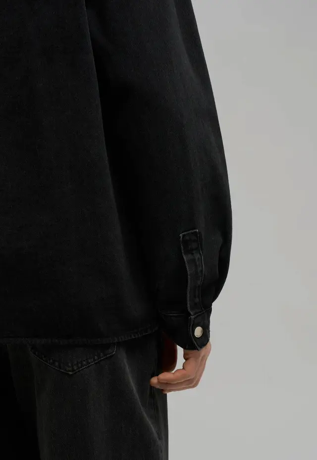 Джинсовая рубашка Oversize