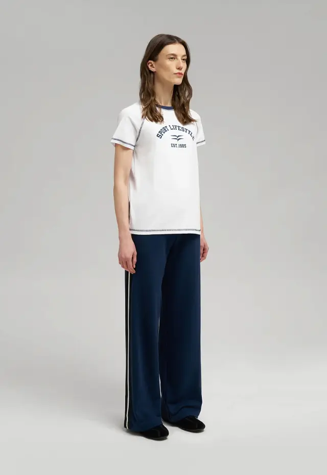Футболка Slim fit из хлопкового джерси