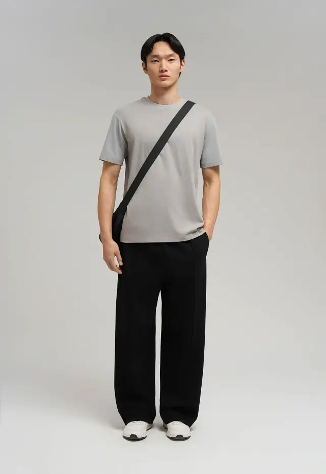 Свободная футболка Comfort fit из хлопкового джерс