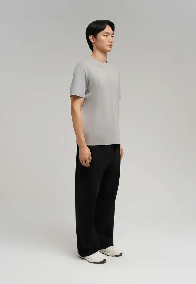 Свободная футболка Comfort fit из хлопкового джерс
