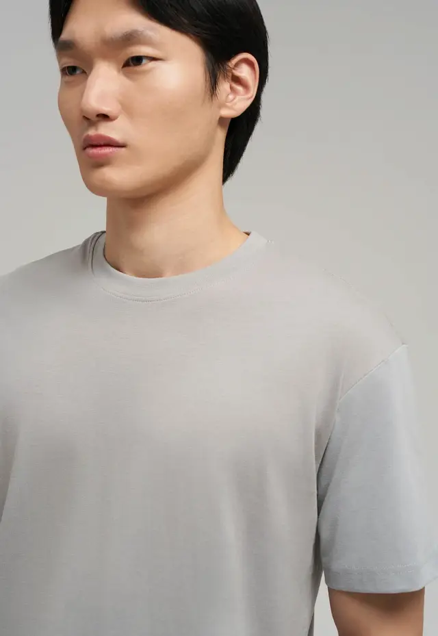 Свободная футболка Comfort fit из хлопкового джерс