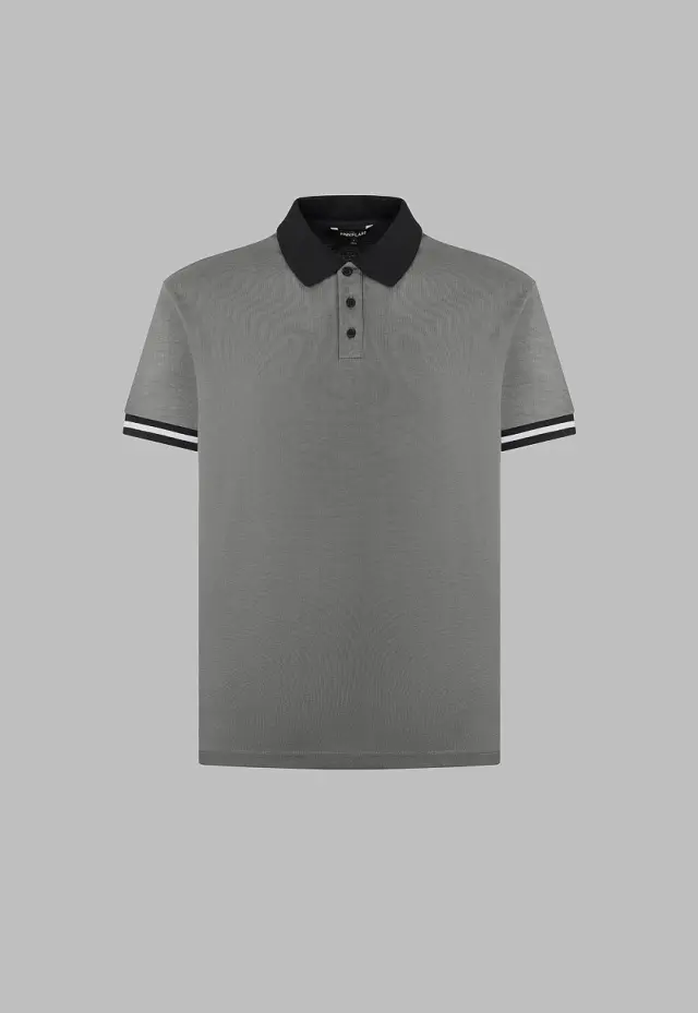 Свободное поло Comfort fit из хлопкового джерси