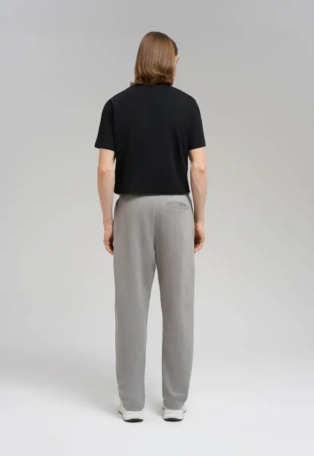 Прямые брюки Straight fit из футера
