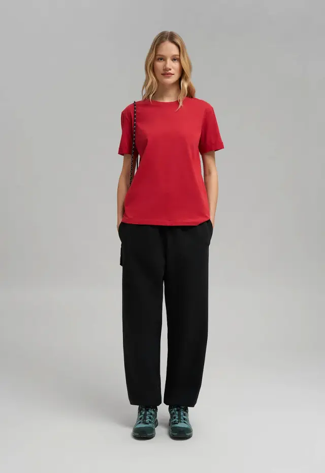 Свободная футболка Comfort fit из джерси