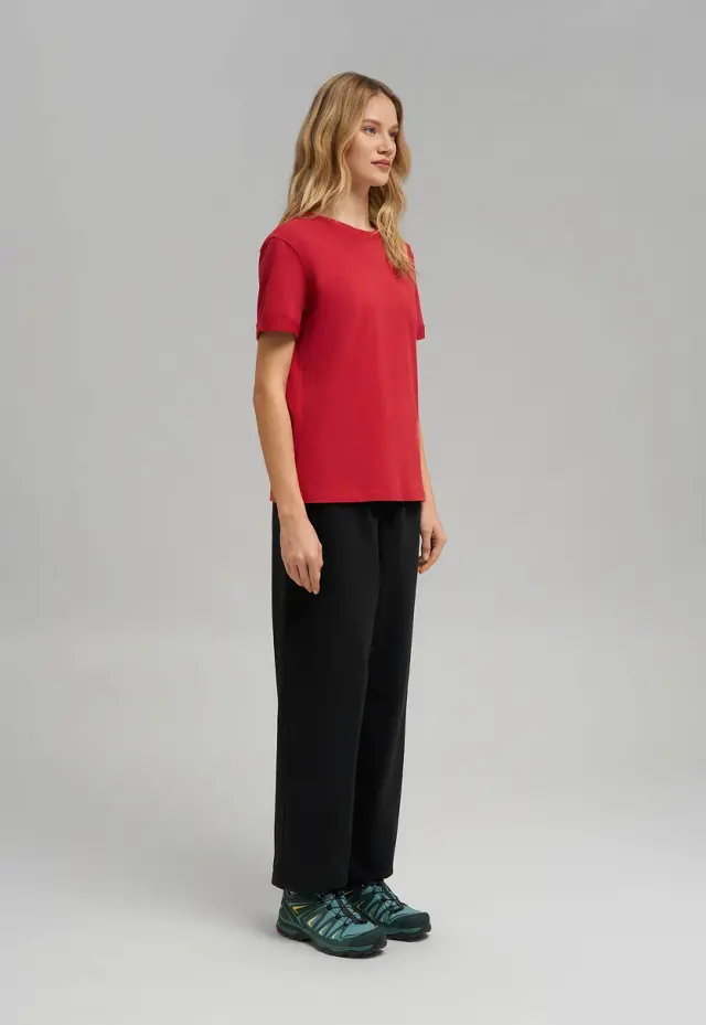 Свободная футболка Comfort fit из джерси