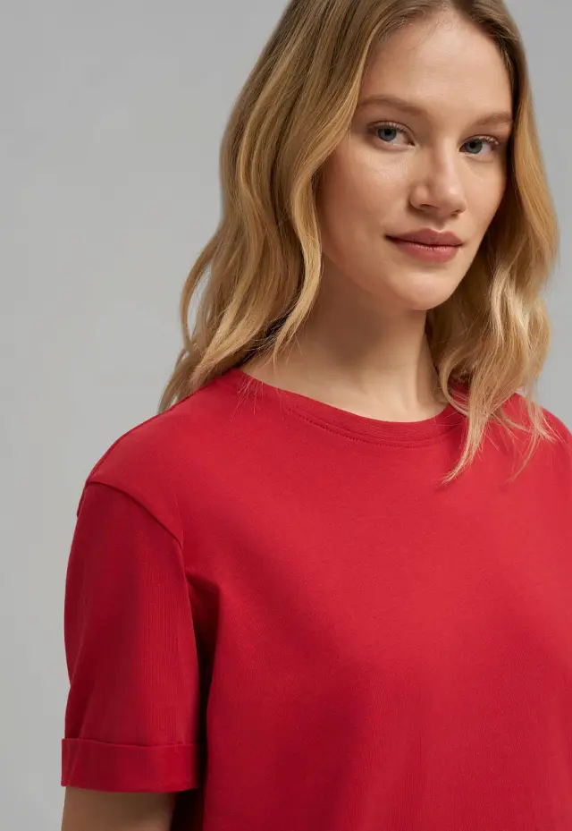 Свободная футболка Comfort fit из джерси