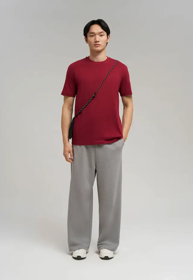 Свободная футболка Comfort fit из хлопкового джерс
