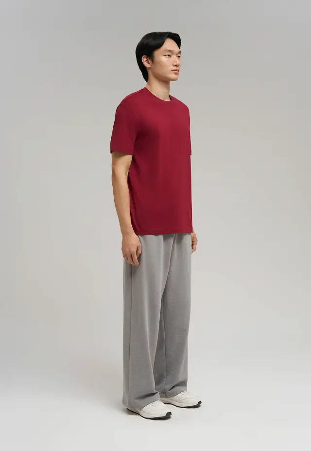 Свободная футболка Comfort fit из хлопкового джерс