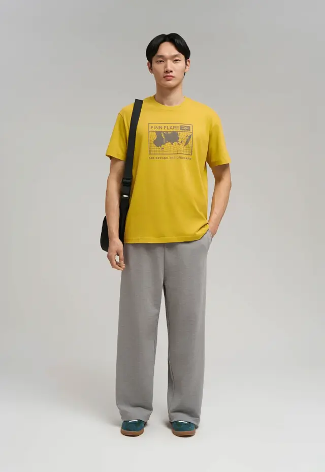 Свободная футболка Comfort fit из хлопкового джерс