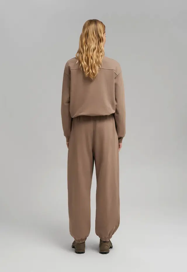 Джоггеры Oversize из футера