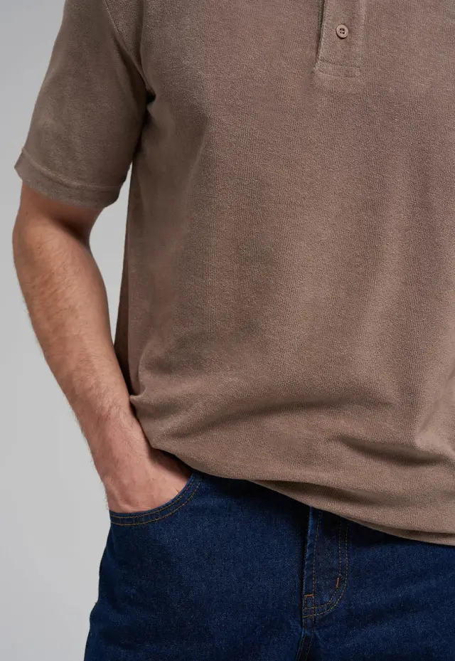 Поло Comfort fit из хлопкового трикотажа