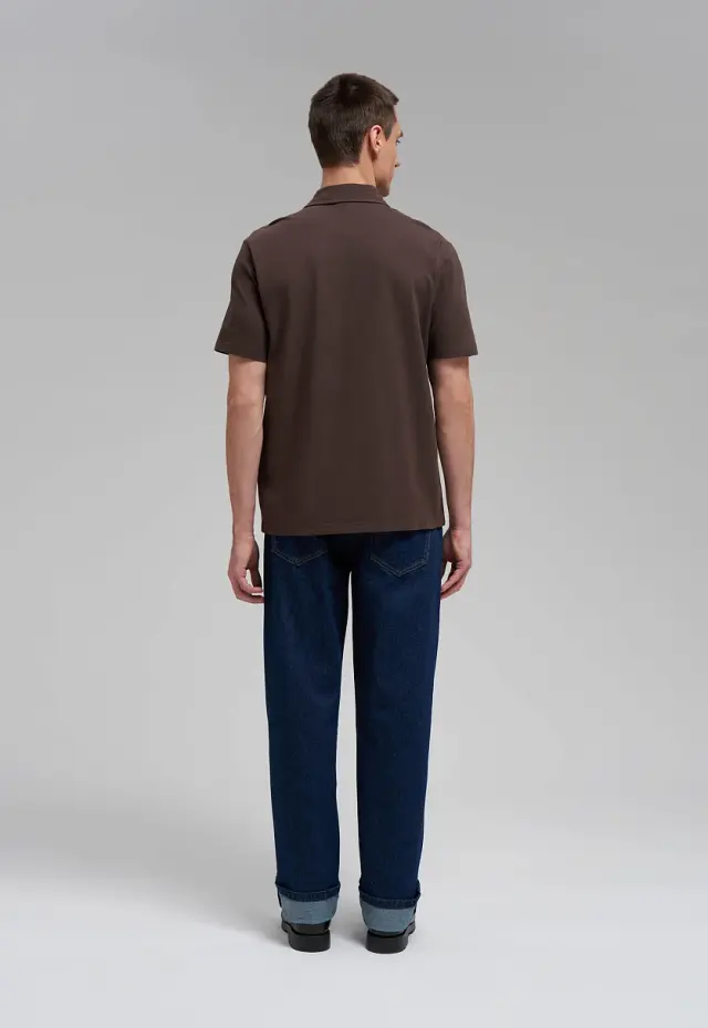 Поло Regular fit из хлопка пике