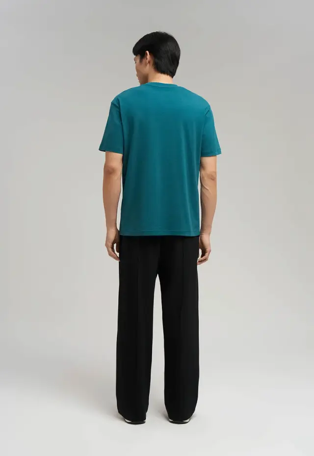 Свободная футболка Comfort fit из хлопкового джерс