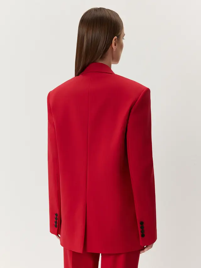 Прямой однобортный жакет