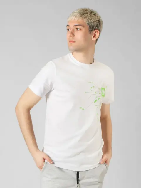Peplos: Футболка мужская TS22101-R белый