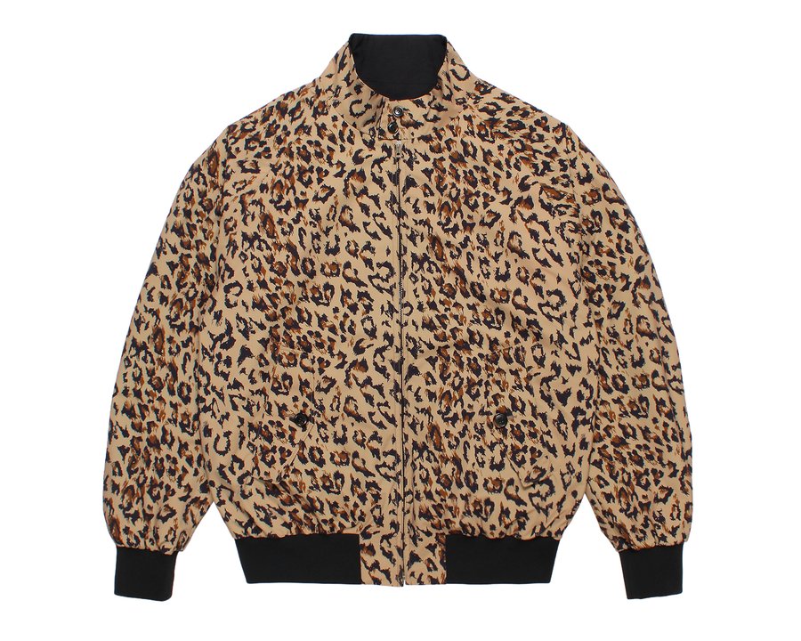 Baracuta G9 WACKO MARIA, сторона с леопардовым принтом