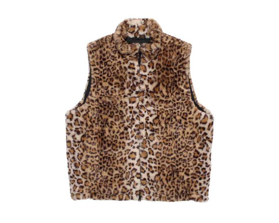 Жилет Wild Things Happy Vest из искусственного меха, бежевый леопард