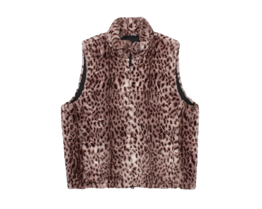 Жилет Wild Things Happy Vest из искусственного меха, розовый леопард