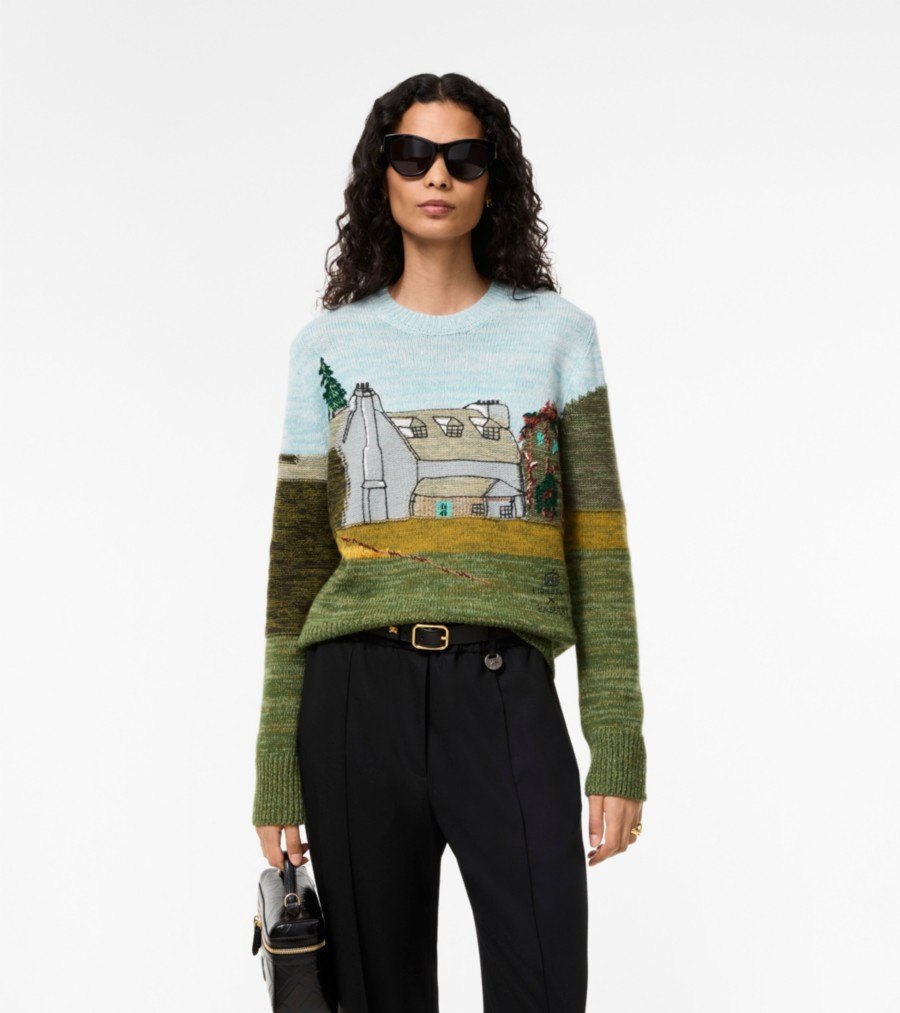 Модель в свитере Birkhall Wool Sweater