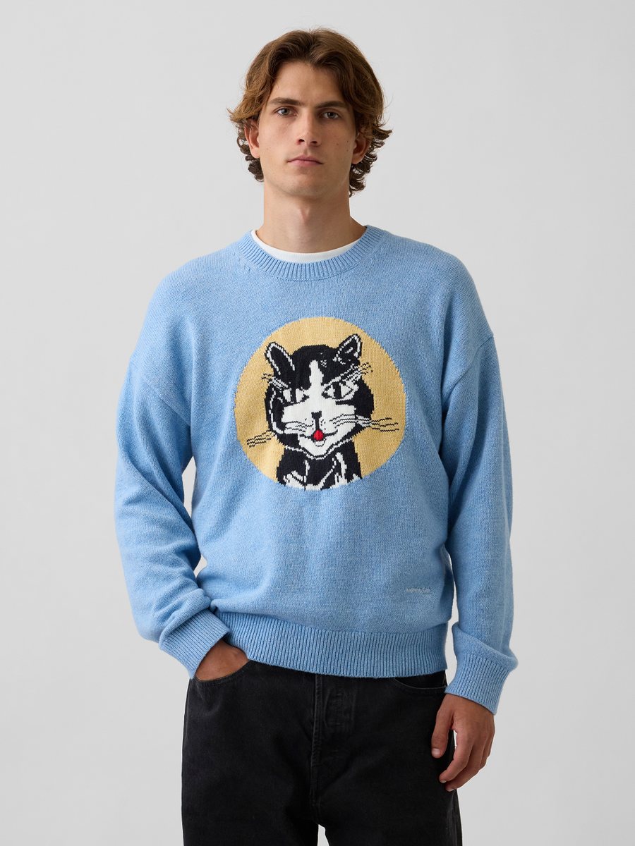 Свитер Laughing Cat