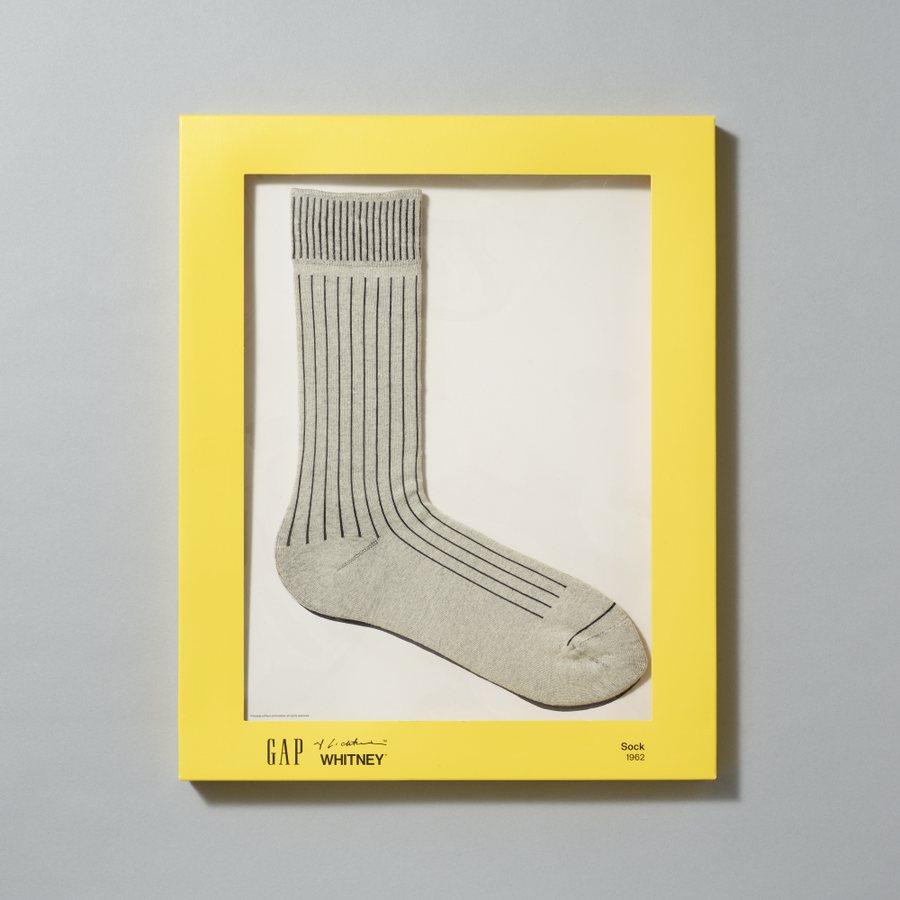 Носки Sock в жёлтой коробке-рамке