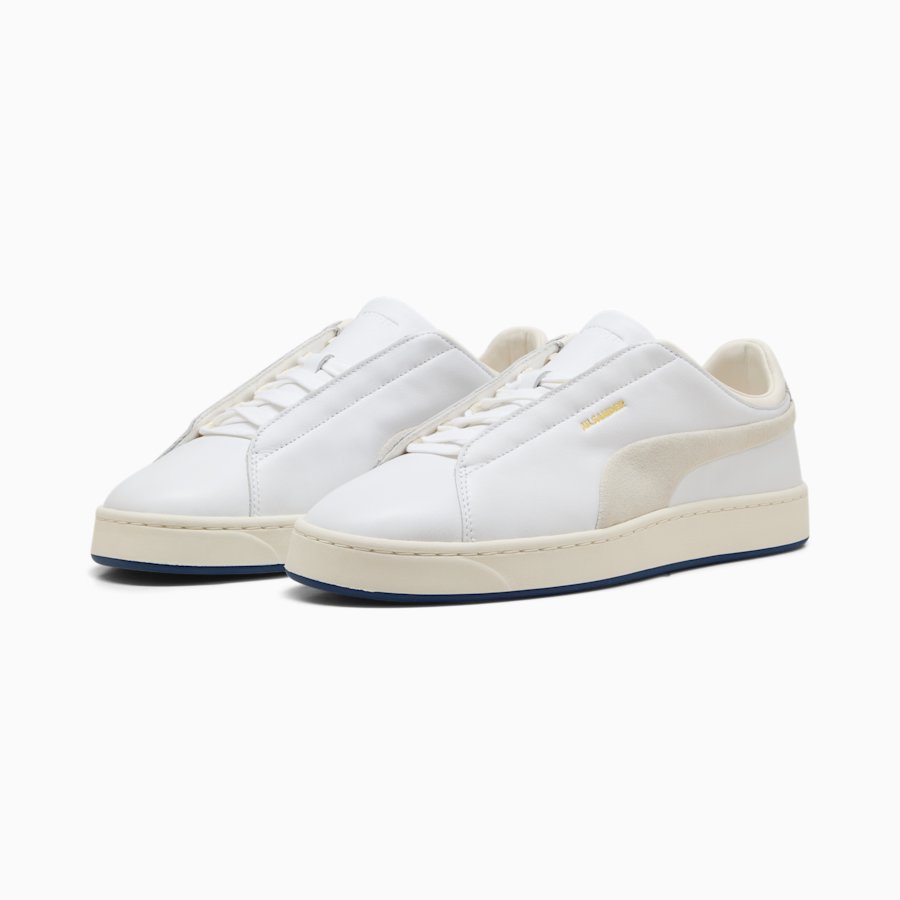 Пара белых кед PUMA x Jil Sander Suede