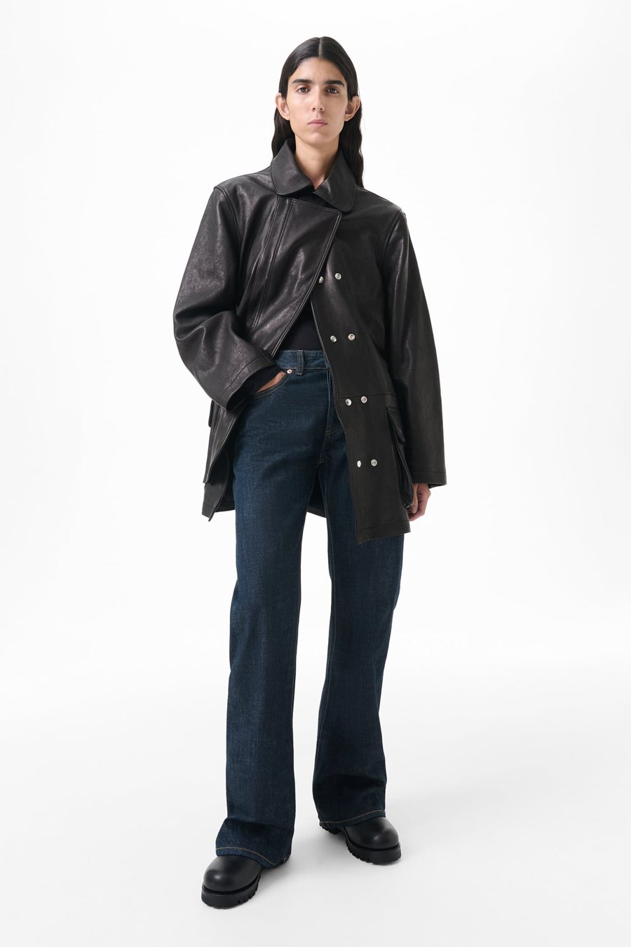 Fireman Jacket с тёмными джинсами